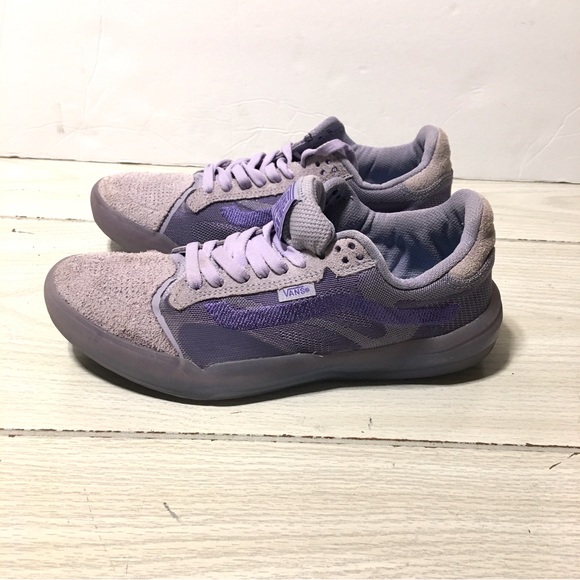 Vans Translucent EVDNT UltimateWaffle Womens Size 8 Purple Skateboarding Shoe - Picture 6 of 8